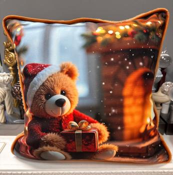 Наволочка принт декоративная на молнии 48х48 см 521950 